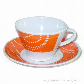 Tea/Coffee Set, Made of 100% Melamine, Meets FDA and LFGB Standard